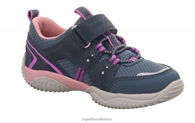 STORM - Sneakers low with Velcro Fastener Toddlers Blue/Purple NLL0788 Superfit Low Sneakers