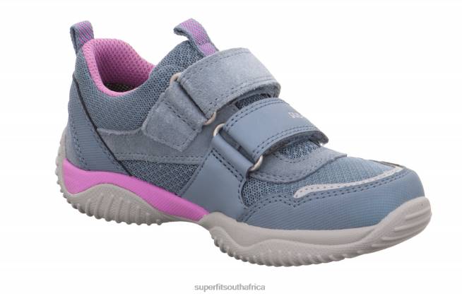 STORM - Sneakers low with Velcro Fastener Toddlers Blue/Purple NLL0818 Superfit Low Sneakers