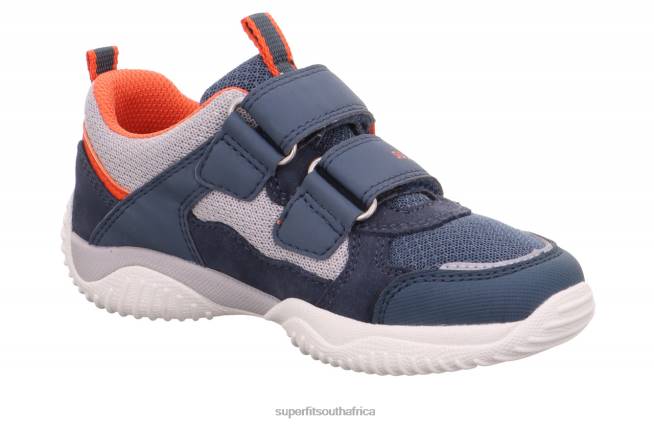 STORM - Sneakers low with Velcro Fastener Toddlers Blue/Red NLL0824 Superfit Low Sneakers