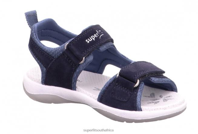 SUNNY - Sandal with Velcro Fastener Toddlers Blue NLL0614 Superfit Sandals