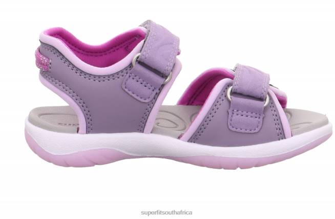 SUNNY - Sandal with Velcro Fastener Toddlers Purple NLL0622 Superfit Sandals