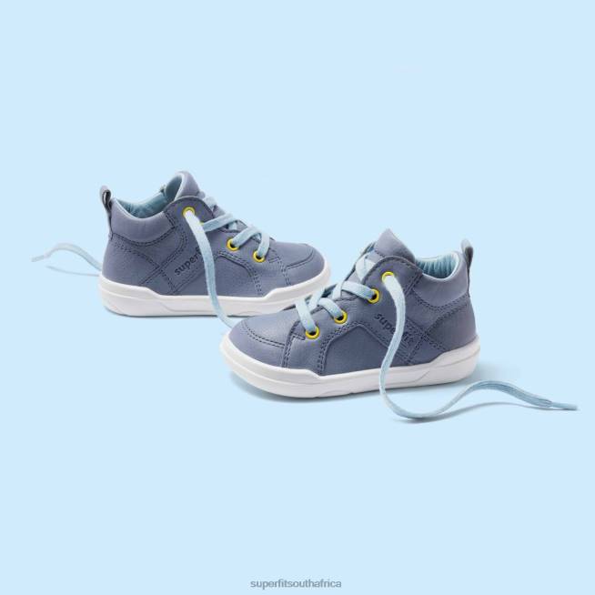 SUPERFREE - Sneakers high with Lacing Babies Blue/Light Blue NLL0301 Superfit High Sneakers