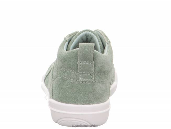 SUPERFREE - Sneakers high with Lacing Babies Light Green/Blue NLL0248 Superfit High Sneakers