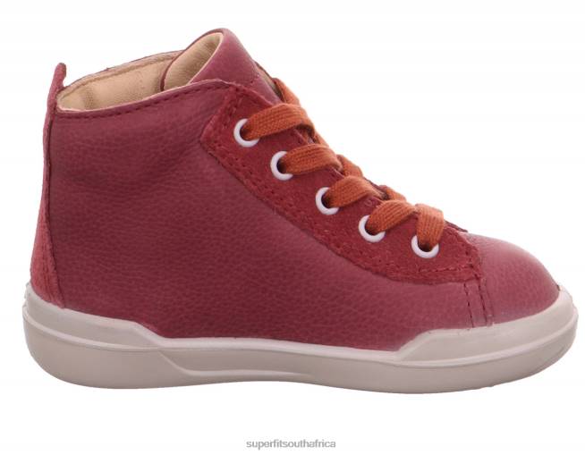 SUPERFREE - Sneakers high with Lacing Babies Red NLL0384 Superfit High Sneakers