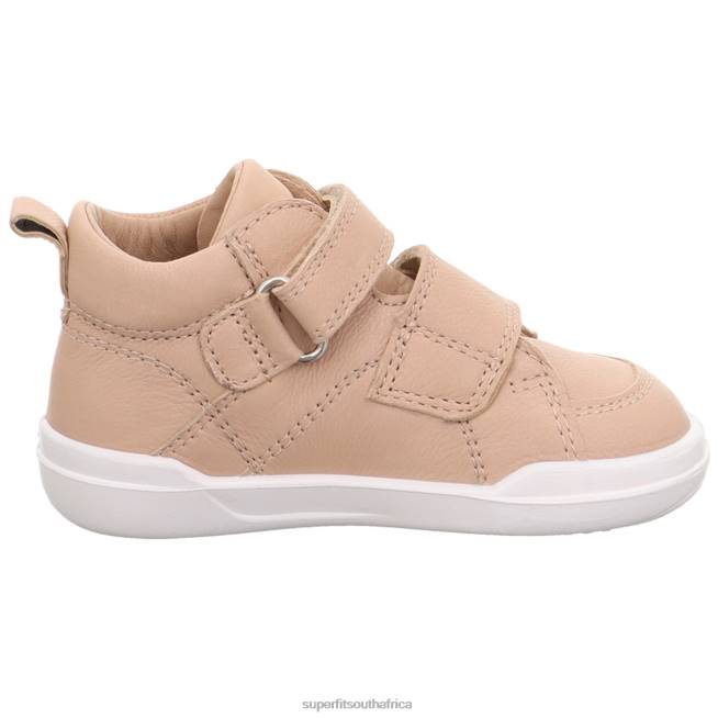 SUPERFREE - Sneakers high with Velcro Fastener Babies Beige NLL0341 Superfit High Sneakers