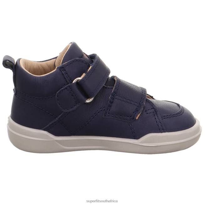 SUPERFREE - Sneakers high with Velcro Fastener Babies Blue NLL0266 Superfit High Sneakers