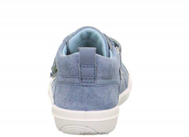 SUPERFREE - Sneakers high with Velcro Fastener Babies Blue NLL0327 Superfit High Sneakers