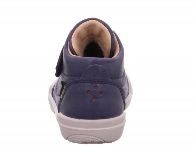 SUPERFREE - Sneakers high with Velcro Fastener Babies Blue NLL0411 Superfit High Sneakers