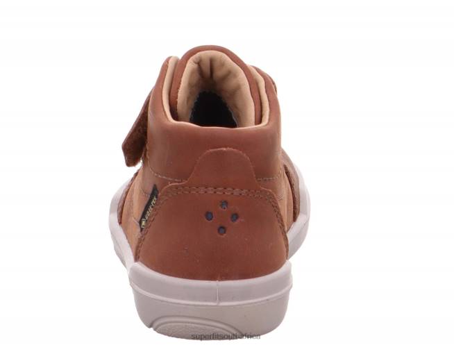 SUPERFREE - Sneakers high with Velcro Fastener Babies Brown NLL0393 Superfit High Sneakers