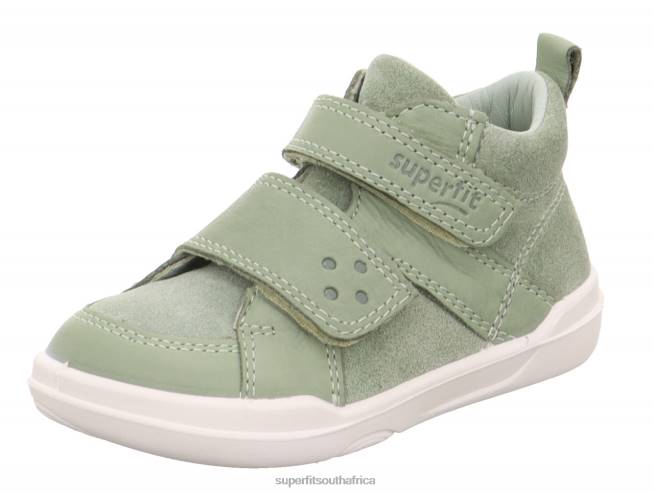 SUPERFREE - Sneakers high with Velcro Fastener Babies Light Green NLL0298 Superfit High Sneakers