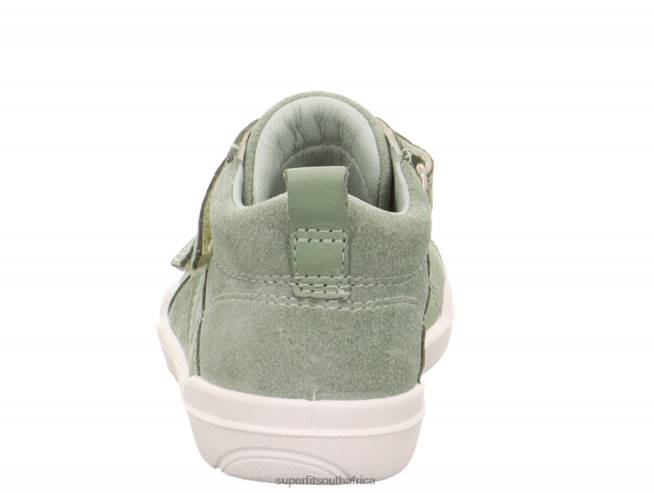 SUPERFREE - Sneakers high with Velcro Fastener Babies Light Green NLL0298 Superfit High Sneakers