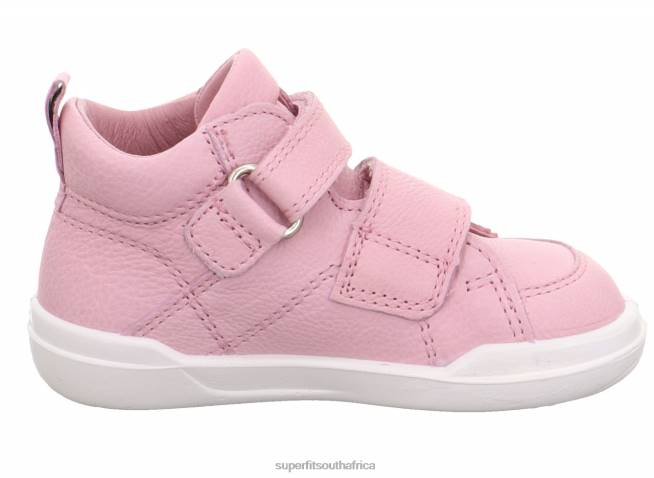 SUPERFREE - Sneakers high with Velcro Fastener Babies Pink NLL0356 Superfit High Sneakers