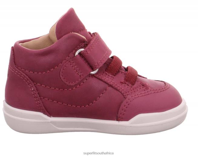 SUPERFREE - Sneakers high with Velcro Fastener Babies Pink NLL0413 Superfit High Sneakers