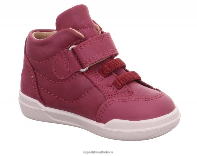 SUPERFREE - Sneakers high with Velcro Fastener Babies Pink NLL0413 Superfit High Sneakers