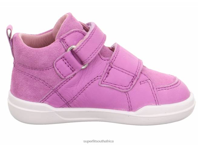 SUPERFREE - Sneakers high with Velcro Fastener Babies Purple NLL0346 Superfit High Sneakers