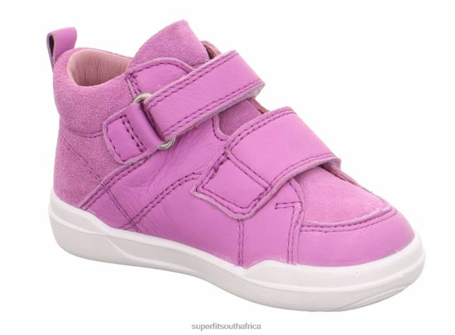 SUPERFREE - Sneakers high with Velcro Fastener Babies Purple NLL0346 Superfit High Sneakers