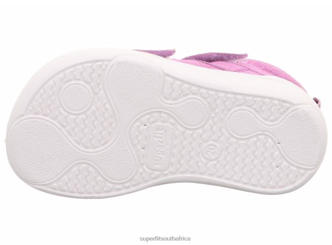 SUPERFREE - Sneakers high with Velcro Fastener Babies Purple NLL0346 Superfit High Sneakers