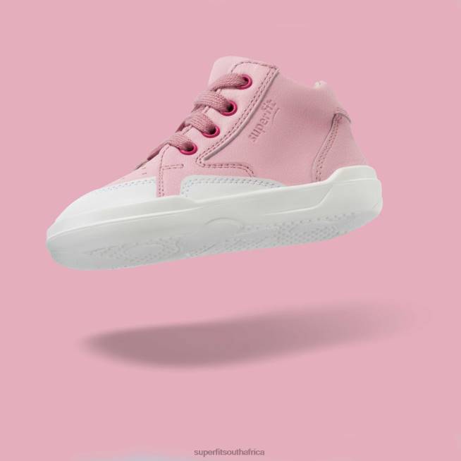 SUPERFREE - Sneakers low with Lacing Babies Pink/White NLL0258 Superfit Low Sneakers