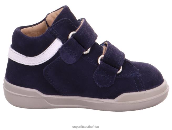 SUPERFREE - Sneakers low with Velcro Fastener Babies Blue/White NLL0351 Superfit Low Sneakers