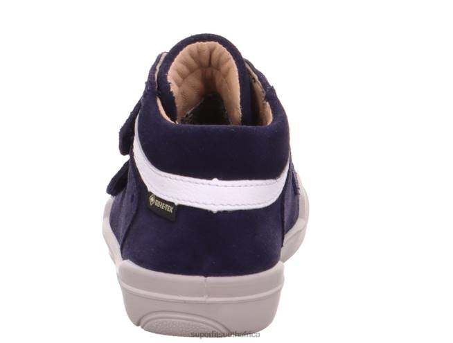 SUPERFREE - Sneakers low with Velcro Fastener Babies Blue/White NLL0351 Superfit Low Sneakers