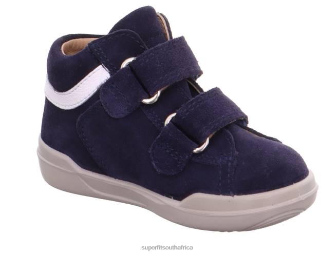 SUPERFREE - Sneakers low with Velcro Fastener Babies Blue/White NLL0351 Superfit Low Sneakers