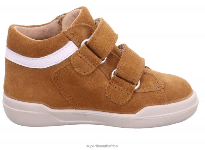 SUPERFREE - Sneakers low with Velcro Fastener Babies Brown/White NLL0280 Superfit Low Sneakers