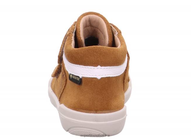 SUPERFREE - Sneakers low with Velcro Fastener Babies Brown/White NLL0280 Superfit Low Sneakers