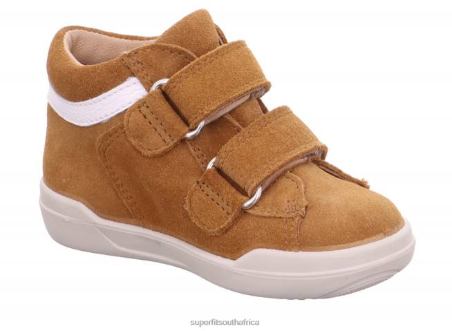 SUPERFREE - Sneakers low with Velcro Fastener Babies Brown/White NLL0280 Superfit Low Sneakers