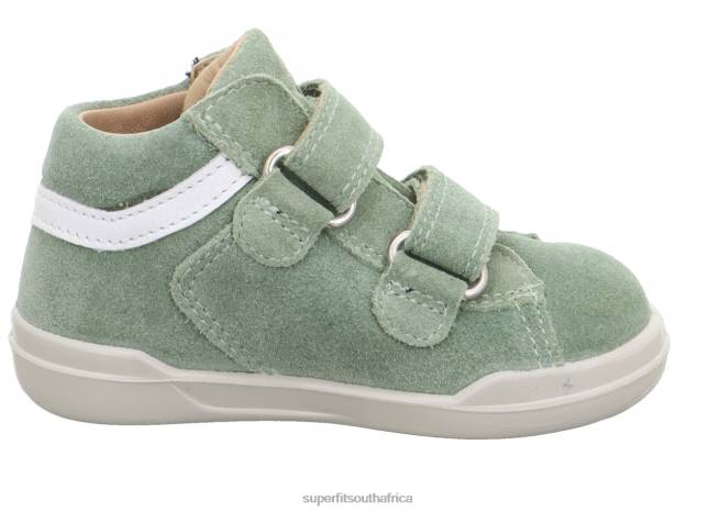 SUPERFREE - Sneakers low with Velcro Fastener Babies Light Green/White NLL0300 Superfit Low Sneakers