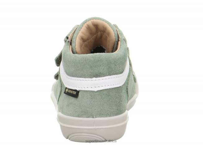 SUPERFREE - Sneakers low with Velcro Fastener Babies Light Green/White NLL0300 Superfit Low Sneakers