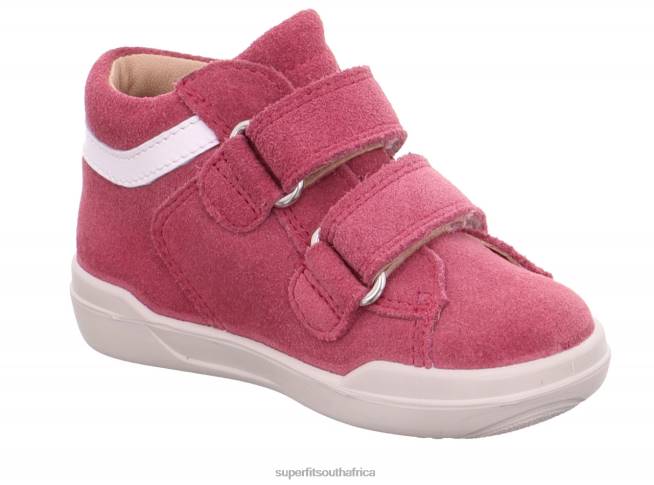 SUPERFREE - Sneakers low with Velcro Fastener Babies Pink/White NLL0394 Superfit Low Sneakers