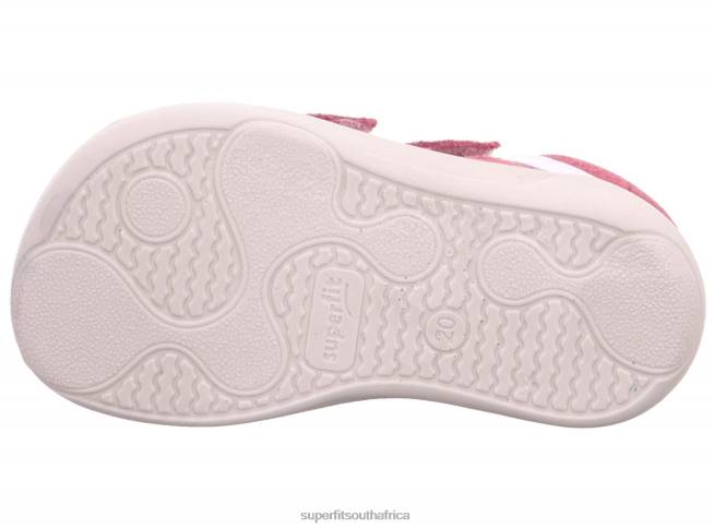 SUPERFREE - Sneakers low with Velcro Fastener Babies Pink/White NLL0394 Superfit Low Sneakers