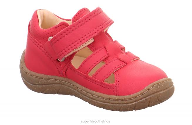 SUPIX - Sandal with Velcro Fastener Babies Red/Pink NLL0202 Superfit Sandals