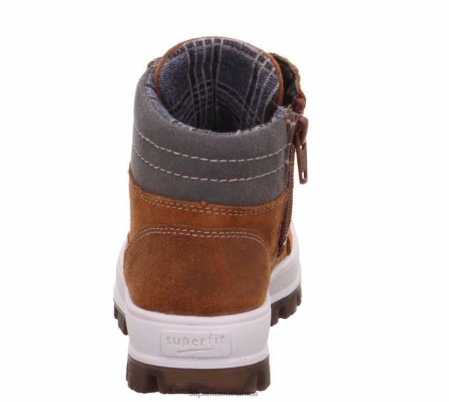 TEDD - Boot with Zip Toddlers Brown/Grey NLL0756 Superfit Boots