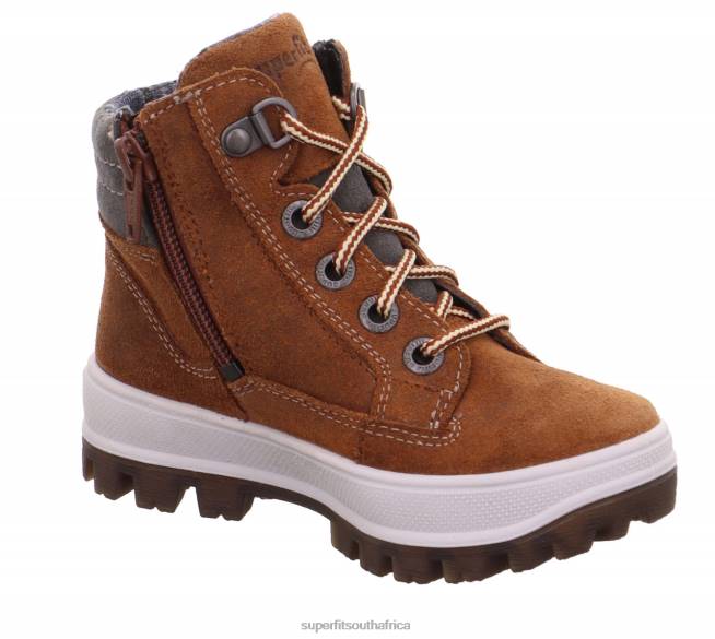 TEDD - Boot with Zip Toddlers Brown/Grey NLL0756 Superfit Boots