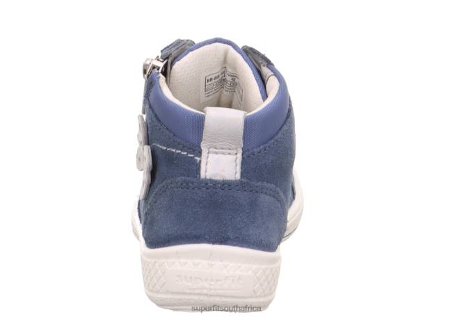 TENSY - Sneakers high with Zip Toddlers Blue NLL0779 Superfit High Sneakers