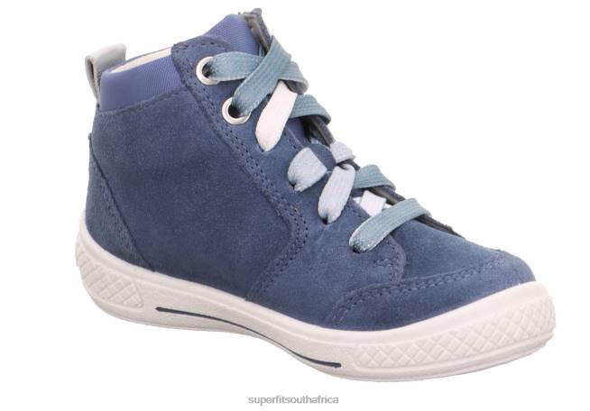 TENSY - Sneakers high with Zip Toddlers Blue NLL0779 Superfit High Sneakers