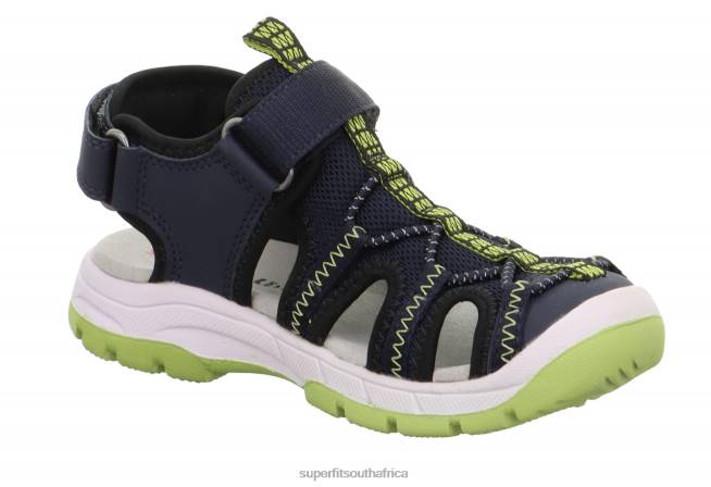 TORNADO LIGHT - Sandal with Velcro Fastener Toddlers Blue/Light Green NLL0668 Superfit Sandals