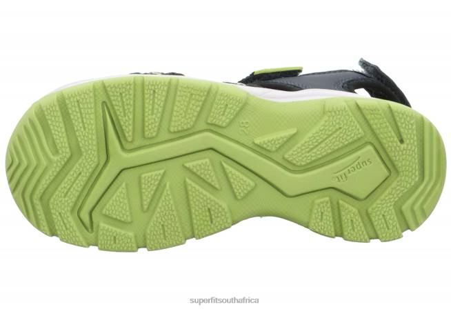 TORNADO LIGHT - Sandal with Velcro Fastener Toddlers Blue/Light Green NLL0668 Superfit Sandals