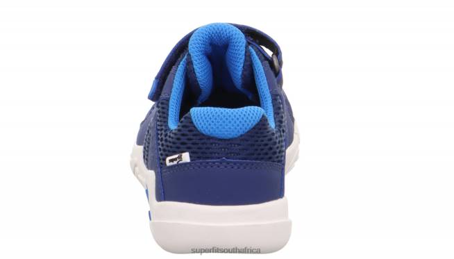 TRACE - Sneakers low with Velcro Fastener Babies Blue NLL0542 Superfit Low Sneakers