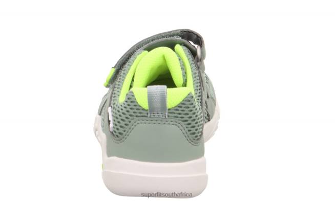 TRACE - Sneakers low with Velcro Fastener Babies Light Green/Yellow NLL0543 Superfit Low Sneakers