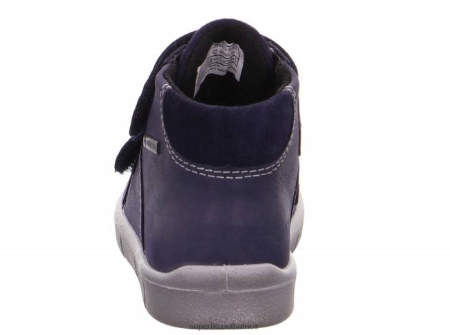 ULLI - Sneakers high with Velcro Fastener Babies Blue NLL0374 Superfit High Sneakers