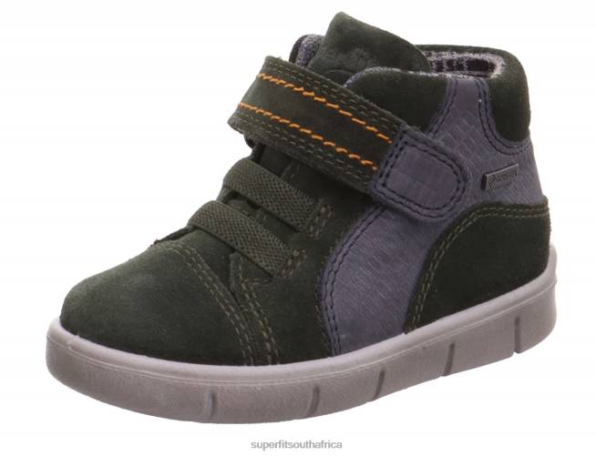 ULLI - Sneakers high with Velcro Fastener Babies Green NLL0431 Superfit High Sneakers