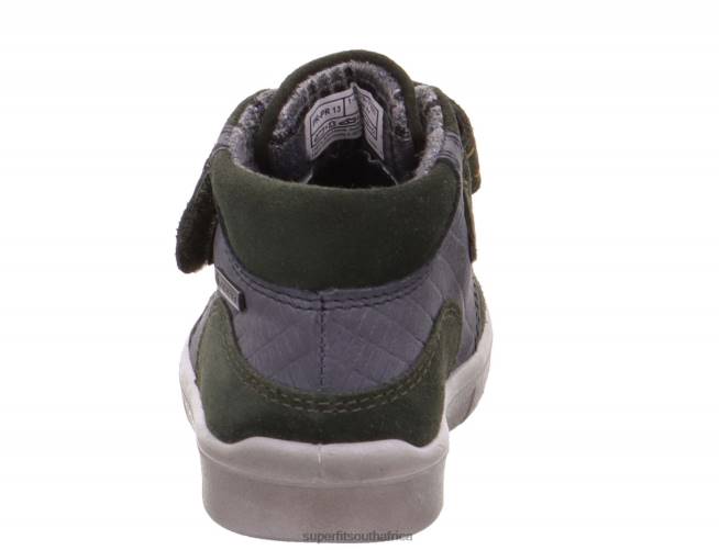 ULLI - Sneakers high with Velcro Fastener Babies Green NLL0431 Superfit High Sneakers