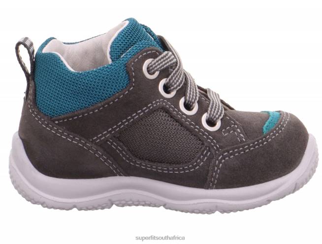 UNIVERSE - Sneakers low with Lacing Babies Grey/Green NLL0366 Superfit Low Sneakers