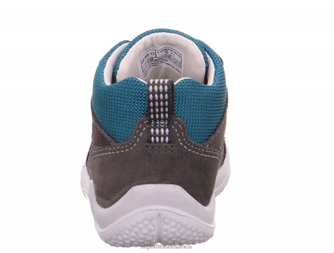 UNIVERSE - Sneakers low with Lacing Babies Grey/Green NLL0366 Superfit Low Sneakers