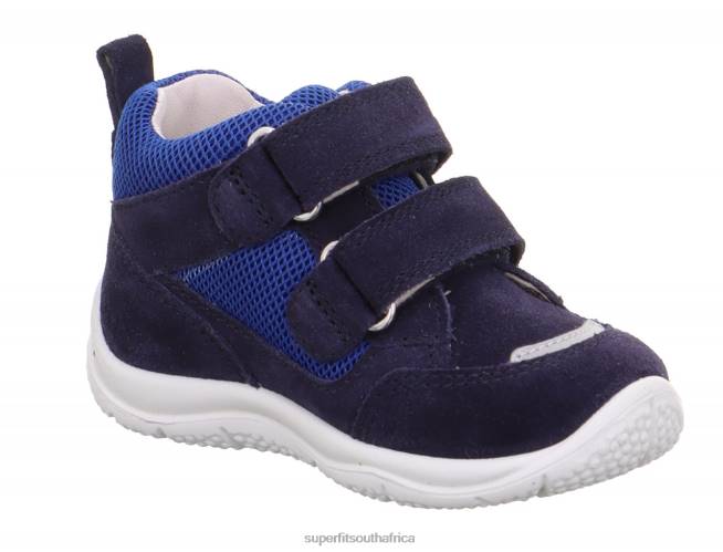 UNIVERSE - Sneakers low with Velcro Fastener Babies Blue/Green NLL0345 Superfit Low Sneakers