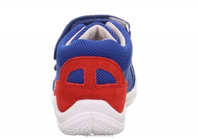 UNIVERSE - Sneakers low with Velcro Fastener Babies Blue/Red NLL0343 Superfit Low Sneakers