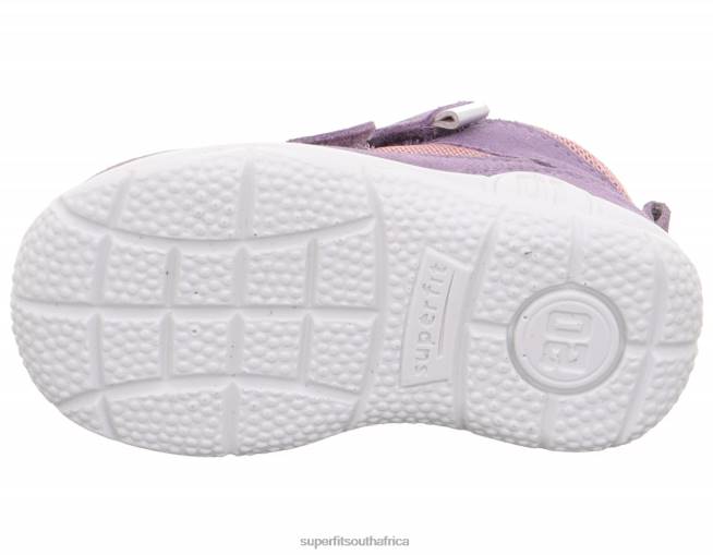 UNIVERSE - Sneakers low with Velcro Fastener Babies Purple/Pink NLL0254 Superfit Low Sneakers