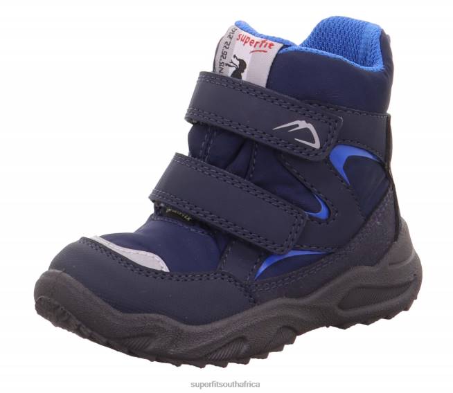 GLACIER - Boot with Velcro Fastener Babies Blue NLL0438 Superfit Boots